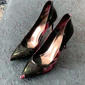 Ted Baker Flowered Patent Leather Pumps